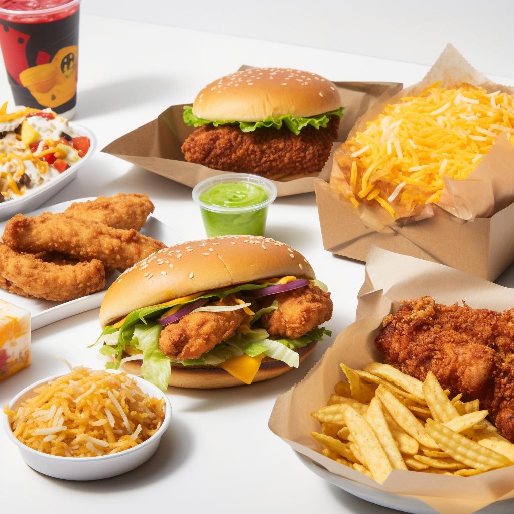 Fast food meals from McDonald